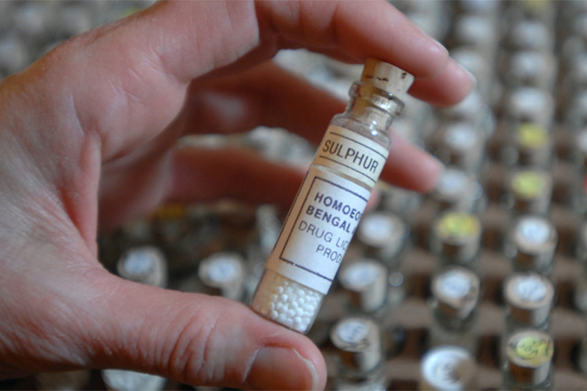 Homeopathic teething tablets and gels are distributed by CVS, Hyland's, and possibly others, and are sold in retail stores and online, the US drug regulator said in a statement. (AP)