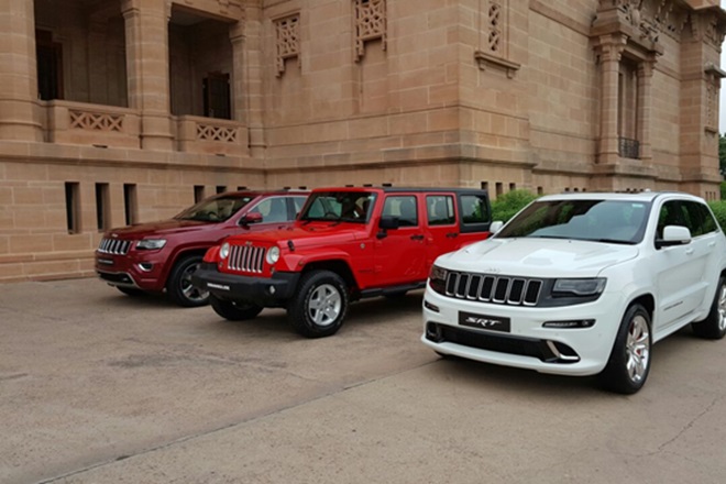 Jeep has finally arrived in India officially today with the launch of three vehicles – Wrangler Unlimited, Grand Cherokee and Grand Cherokee SRT.