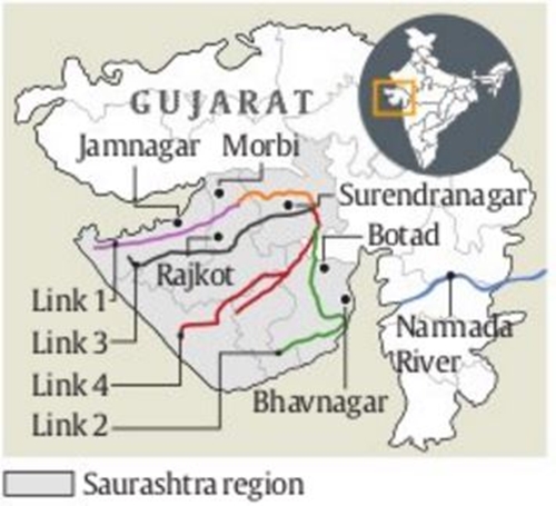 SAUNI, SAUNI project, SAUNI project Gujarat, SAUNI project inauguration, what is SAUNI project