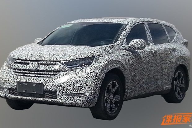 2017 Honda CR-V spied (Image source: Autohome)