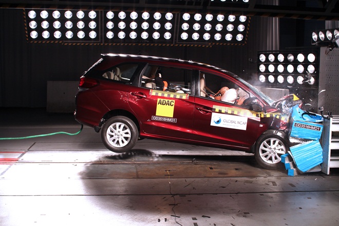 Honda Mobilio V Grade Scores Three Stars On Global NCAP Crash Test