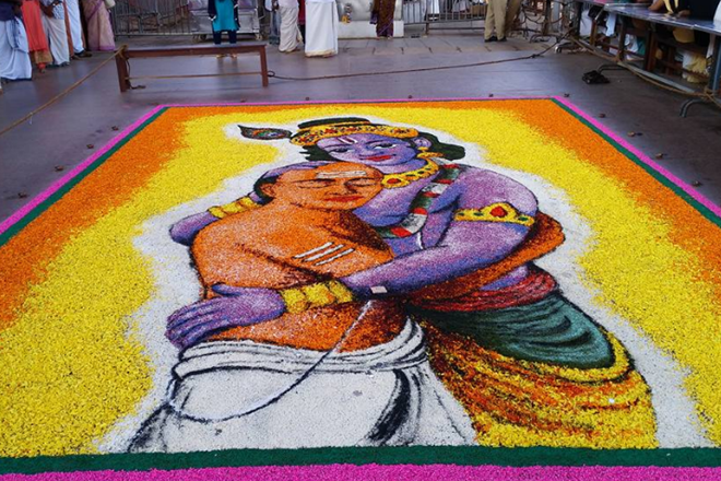 Onam festival in Kerala's Guruvayoor Temple: 7 stunning Pookalams to brighten up Onam festival