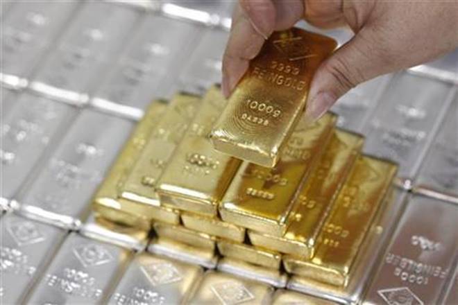 Gold for delivery in December dropped Rs 50 or 0.16 per cent to Rs 30,995 per 10 grams in a business turnover of 13 lots at the Multi Commodity Exchange. (Reuters)