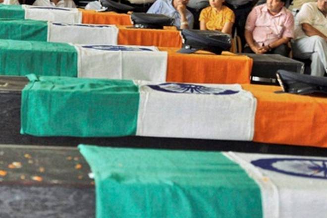 They also paid obeisance to Shaurya Raj Kalash which came from the villages of 284 Martyrs of Madhya Pradesh and paid tributes to martyrs at Shaurya Stambh (Reuters)