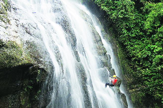 Waterfall Rappelling