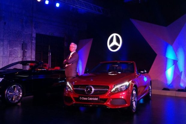 The Mercedes-Benz C300 Cabriolet carries a price tag of Rs 60 lakh, ex-showroom Delhi
