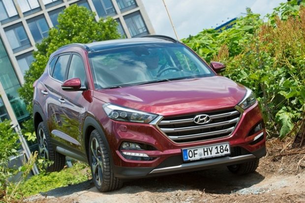 Hyundai Tucson is offered in a two-wheel drive configuration