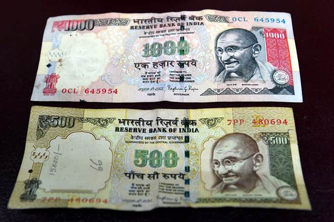 Rs 500 and Rs 1000 notes which will be discontinued from Tuesday midnight as a step to curb black money. Prime Minister Narendra Modi said during his address to the nation in New Delhi. (PTI)