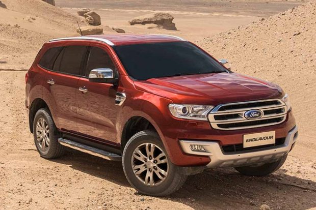 The Ford Endeavour is equipped with a Terrain Management System and various modes including Normal, Snow/Mud/Grass, Sand and Rock.