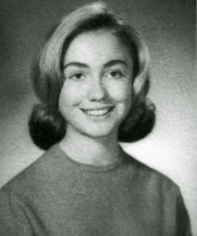 Hillary Clinton in her early 20s. (AP)