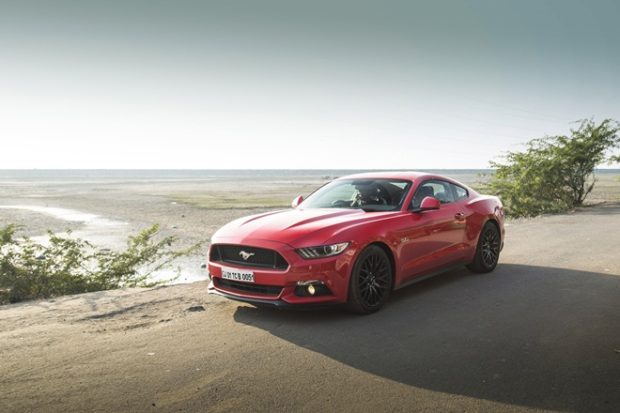 Ford Mustang GT is equipped with Pirelli PZero tyres which offer impressive grip