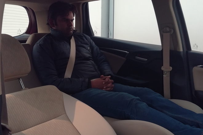 Although the top-end VX Grade gets 'Magic Seats', the Diesel V Grade's front seats can recline flat to create a bed for one passenger