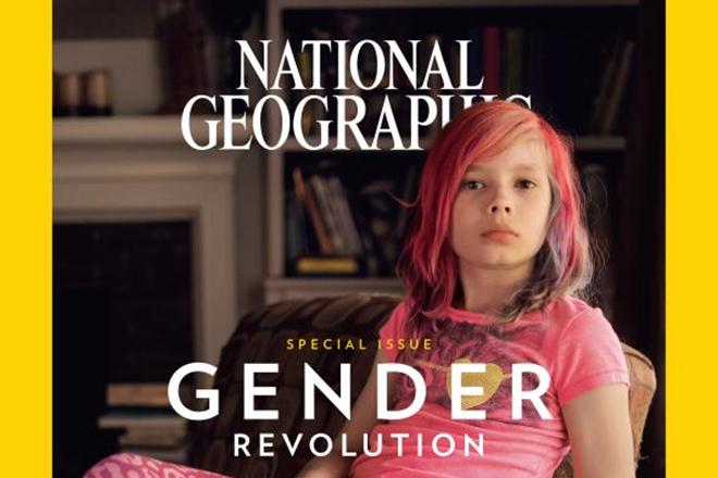 Avery Jackson, the transgender girl on the cover page has been living as an "openly transgender girl" since she was aged 5. (National Geographic website)