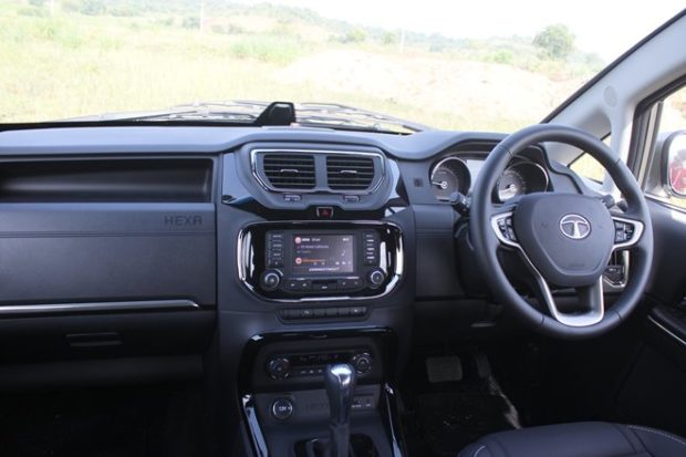 Tata Hexa is equipped with touchscreen infotainment system by Harman