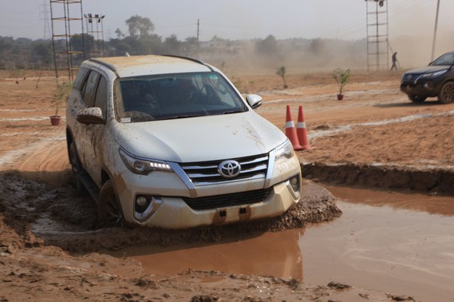 The new Toyota Fortuner is available with one petrol and one diesel engine