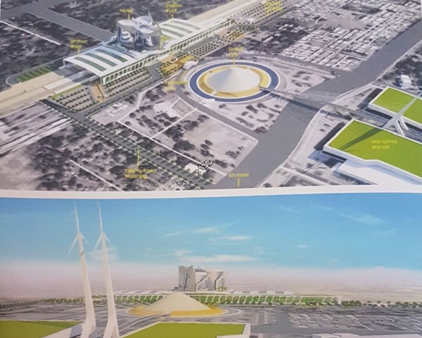 Gandhinagar railway station, Gandhinagar station, Gandhinagar Capital station, Gandhinagar station project