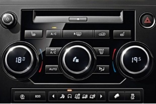Land Rover Discovery Sport is offered with a dual-zone automatic climate control