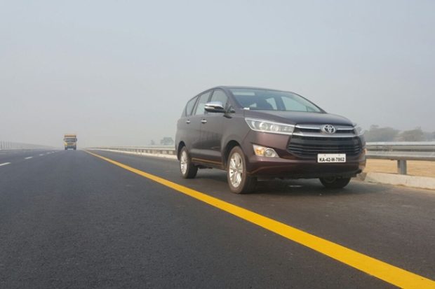 The lack of a monocoque chassis becomes evident once past 140 km/h as the Innova Crysta doesn't feel comfortable at such speeds