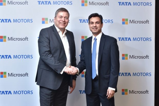 Tata Motors has announced a partnership with Microsoft by which passengers will get access to an enhanced digital driving experience, wherein the technology will offer predictive maintenance, advanced navigation, remote monitoring of vehicle and over-the-air (OTA) updates. 