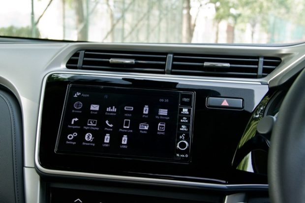 The new City gets a 7-inch touchscreen, which Honda calls the DIGIPAD