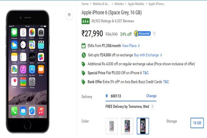 iphone 6 flipkart, apple iphone 6 india, apple iphone 6 flipkart, apple iphone 6 price, apple iphone 6 price in india, iphone 6 discout, apple flipkart discount, apple discount, iphone discout, iphone price