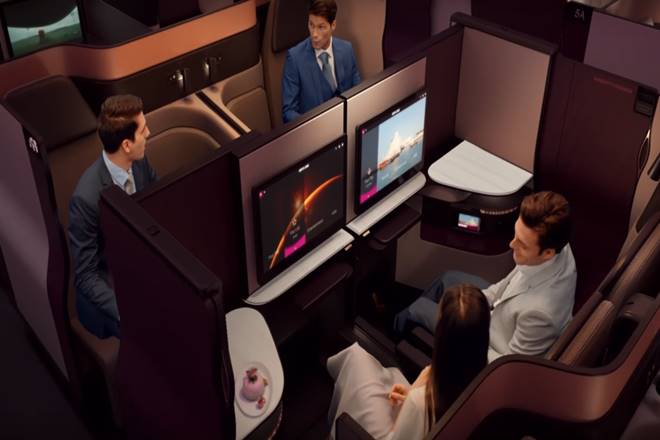 qatar airways, qatar airways qsuite, qatar airways flights, qatar airways india flights, qatar airways delhi flight, qatar airways mumbai flight, qatar airways India, middle east, Middle East biggest travel show, Dubai, Arabian Travel Market, qatar airlines, qatar airways group, qatarairways.com