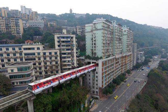 Social media, Chongqing, China, rooftop, architecture, smart city, urban planning, town planning, railway station