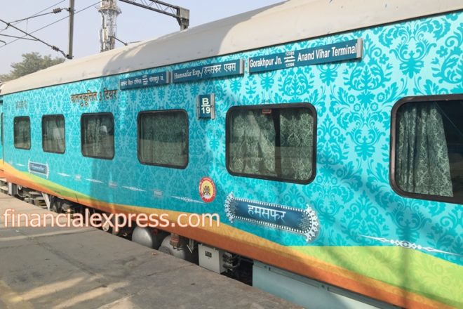 ac coaches in humsafar express, humsafar express, indian railways, ac 3 tier coaches in humsafar express