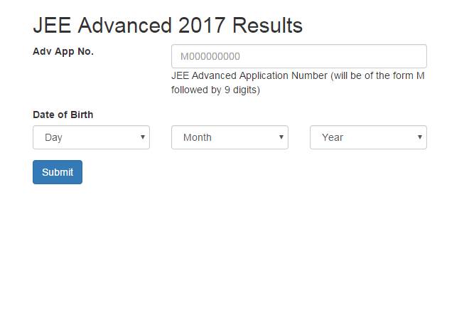JEE Advanced Results 2017, jee advanced result, JEE Advanced Results declared, how to check JEE Advanced Results, joint entrance examination advanced result, jee advance result, jee advanced results 2017, iit, iit jee advanced results, jeeadv.ac.in
