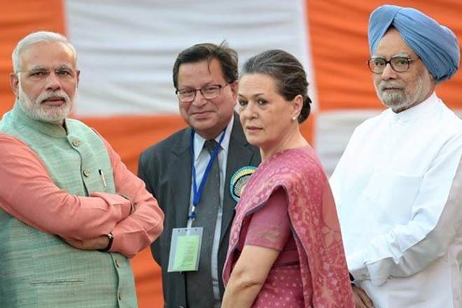 Sonia Gandhi, Manmohan Singh,  Narendra Modi, GST implementation, NDA government, BJP, Congress