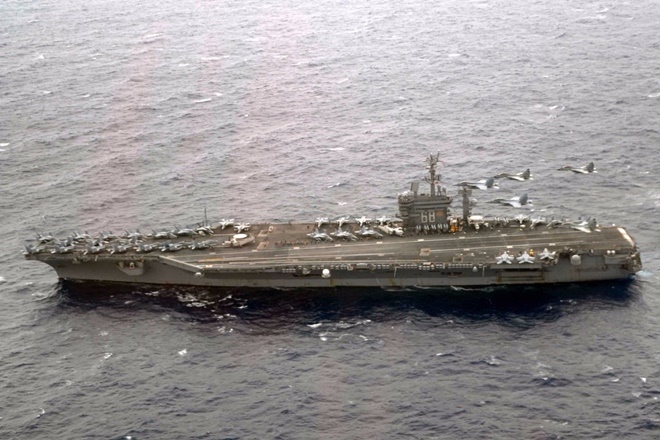 Malabar 2017, Mig 29K, FA18 super hornet, INS Vikramaditya, USS Nimitz