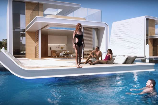 Dubai, Floating Seahorse, Floating Seahorse dubai, dream holiday destination, Burj Khalifa, Palm Islands, luxury villa, maldives, development project, dubai development project, dubai news