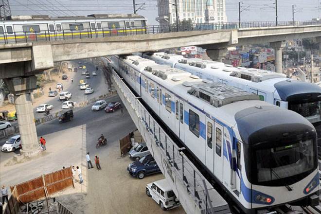 Delhi Metro, metro, Pink Line, Pink Line metro, Mayapuri, South Campus, Airport Express line, metro train height