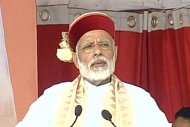 narendra modi, narendra modi himachal pradesh, narendra modi bilaspur, narendra modi bilaspur visit, Narendra Modi Bilaspur visit Live, AIIMS Bilaspur, IIIT Una, SAIL Kandrori, Himachal Pradesh, All India Institute of Medical Sciences, All India Institute of Medical Sciences bilaspur, Indian Institute of Information Technology, Indian Institute of Information Technology Una, Steel Authority of India Limited, SAIL, news