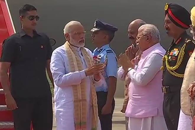 narendra modi, narendra modi himachal pradesh, narendra modi bilaspur, narendra modi bilaspur visit, Narendra Modi Bilaspur visit Live, AIIMS Bilaspur, IIIT Una, SAIL Kandrori, Himachal Pradesh, All India Institute of Medical Sciences, All India Institute of Medical Sciences bilaspur, Indian Institute of Information Technology, Indian Institute of Information Technology Una, Steel Authority of India Limited, SAIL, news