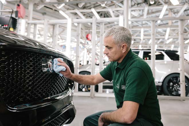 Jose Mourinho becomes 100,000th Jaguar F-Pace customer