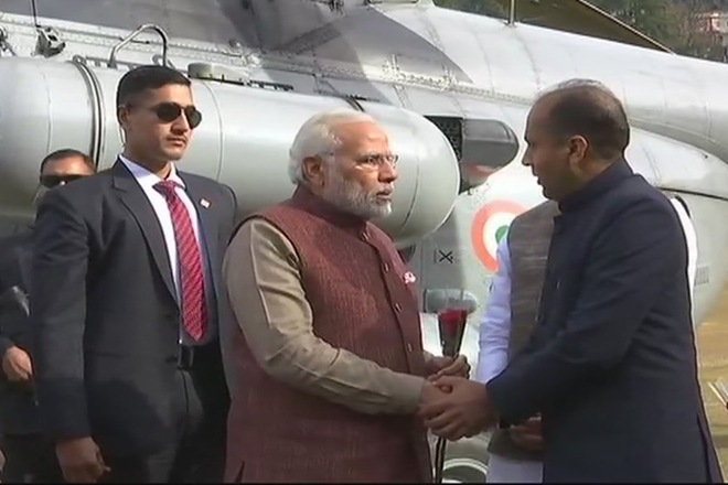 PM Modi in Shimla, Jairam Thakur, Jai Ram Thakur, Jairam Thakur Himachal Chief Minister, Himachal Chief Minister swearing-in ceremony, Himachal CM Jairam Thakur, PM Narendra Modi, Himachal CM,