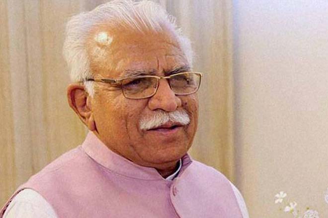 Manohar Lal Khattar, sanitary napkins, below poverty line, malnutrition, national health mission, niti aayog