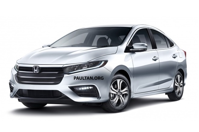 2019 Honda City rendered, courtesy Paultan.org