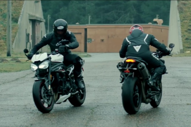 2018 Triumph Speed Triple teased again