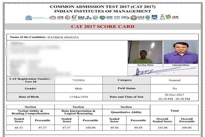 cat, cat result, cat result 2017, cat result 2017 topper, iimcat.ac.in, cat 2017 topper, cat 2017 topper, cat 2017 topper list, Common Admission Test, IIm Lucknow, Indian Institute of Management, eductaion news