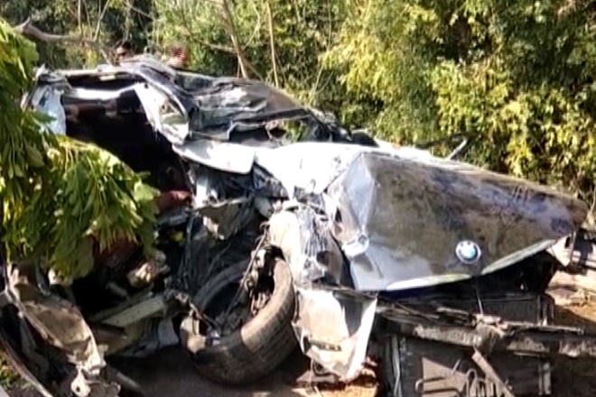 BMW crash on Puri konark marine drive