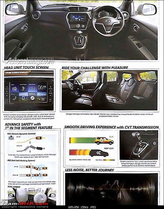 Datsun Cross brochure leaked