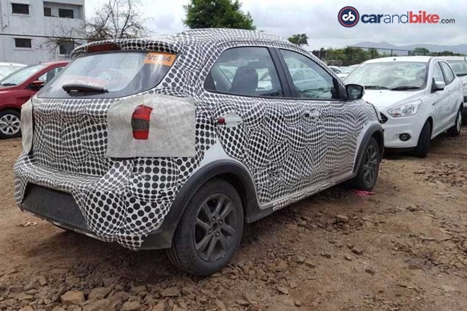 Ford Figo Cross spied testing in India (Image: Carandbike)