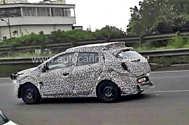 Tata X451 hatchback spied testing in October 2017. (Image: Autocar India)