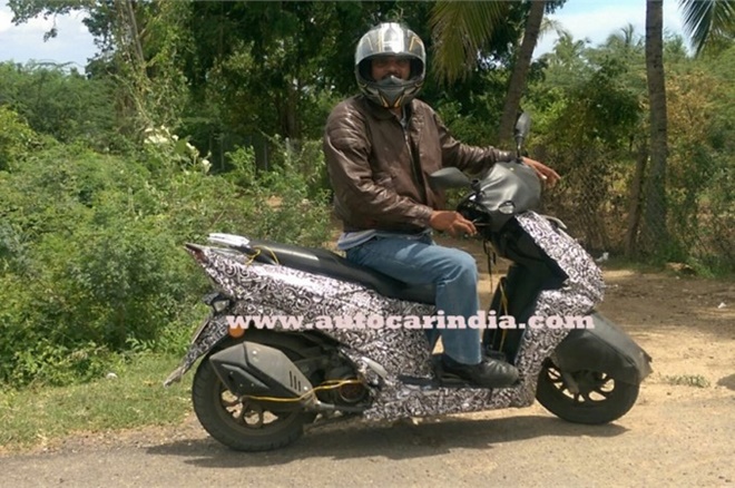 TVS Graphite spied testing (Image: AutocarIndia)