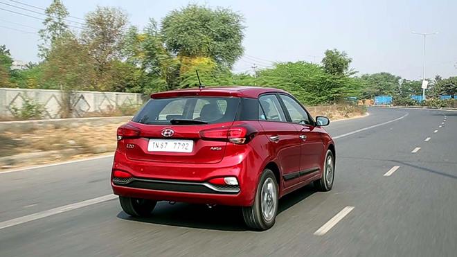 2018 Hyundai i20 facelift: The rear of the car newly designed tail-lamps and modified rear bumper