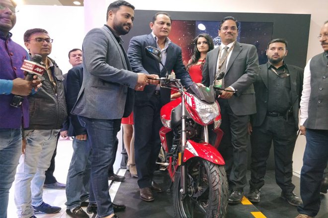 An eventful day at Auto Expo 2018 is ending with another exciting launch by Aftek Motors in the presence of former cricketer Mohammad Azharuddin. 