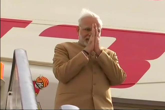 Prime Minister Narendra Modi departs for Jordan from Palestine's Ramallah.