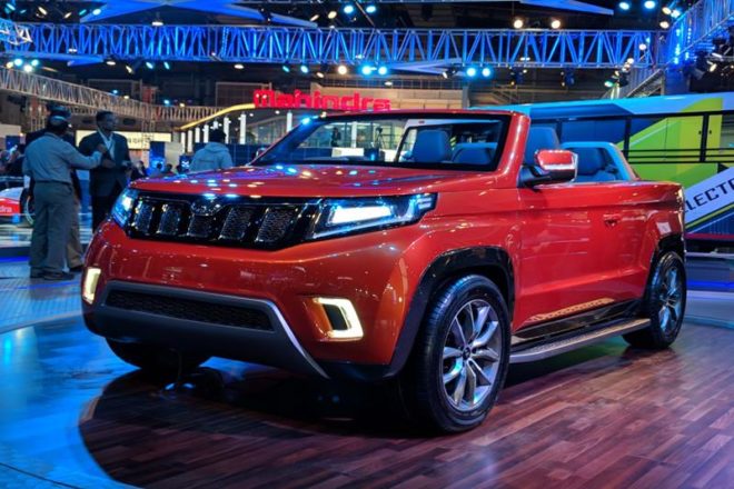 India's first convertible SUV, Mahindra TUV Stinger.